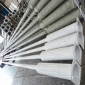 Metal support poles